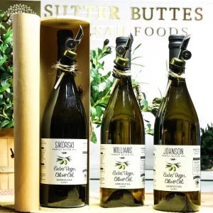 Personalized Label 750 ml Extra Virgin Olive Oil (H23) - Sutter Buttes Olive Oil