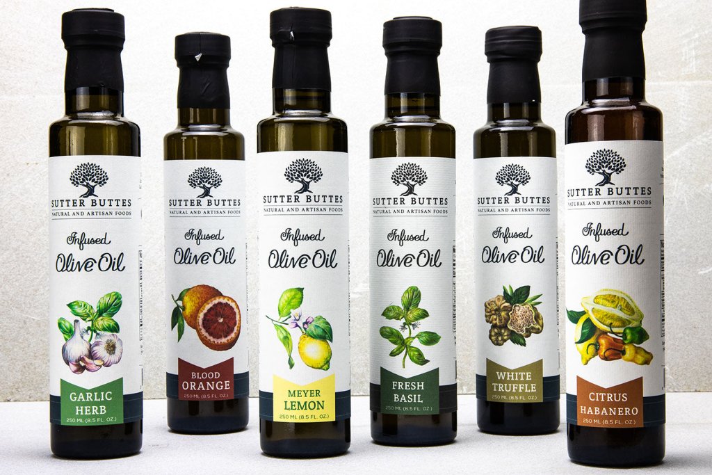 Mixed Case 12 of 500ml bottles - Sutter Buttes Olive Oil