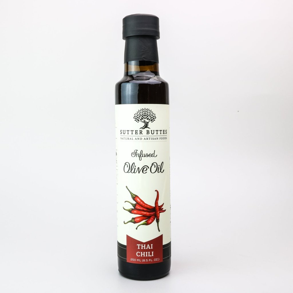 Thai Chili Infused Extra Virgin Olive Oil - Sutter Buttes Olive Oil