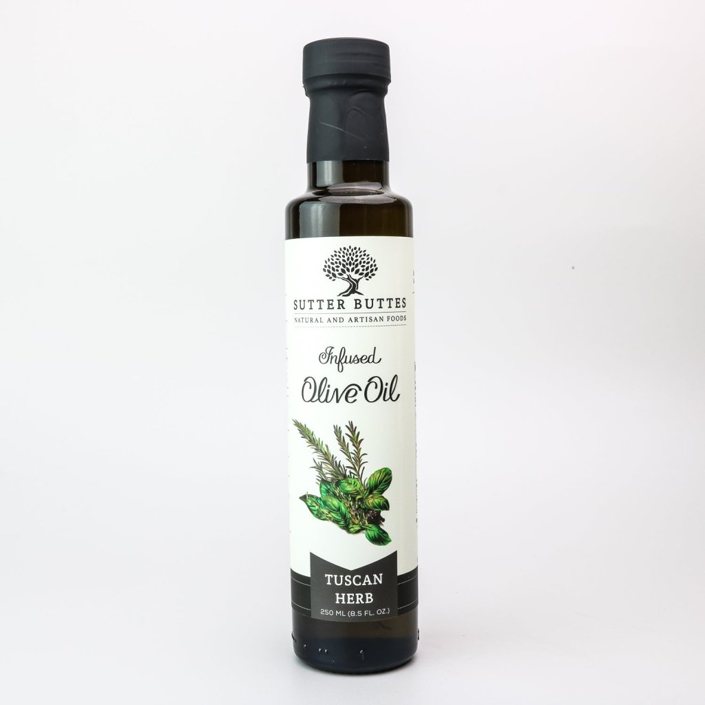 Tuscan Herb Infused Extra Virgin Olive Oil - Sutter Buttes Olive Oil