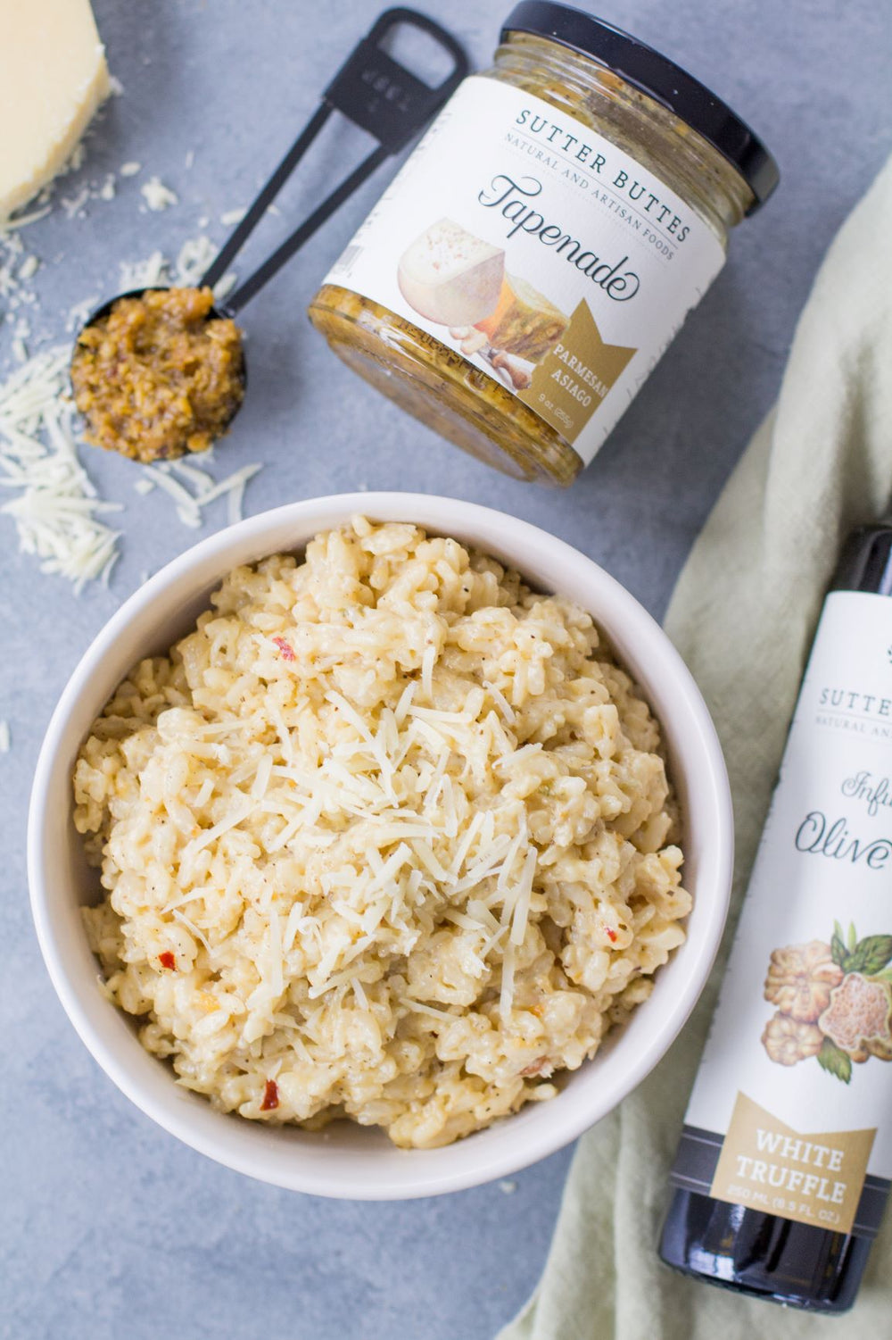 Cheesy Truffle Risotto